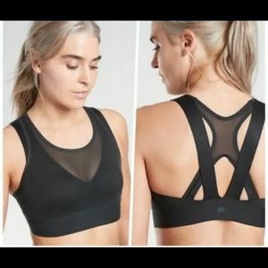 Athleta Eclipse Reversible Mesh Sports Bra